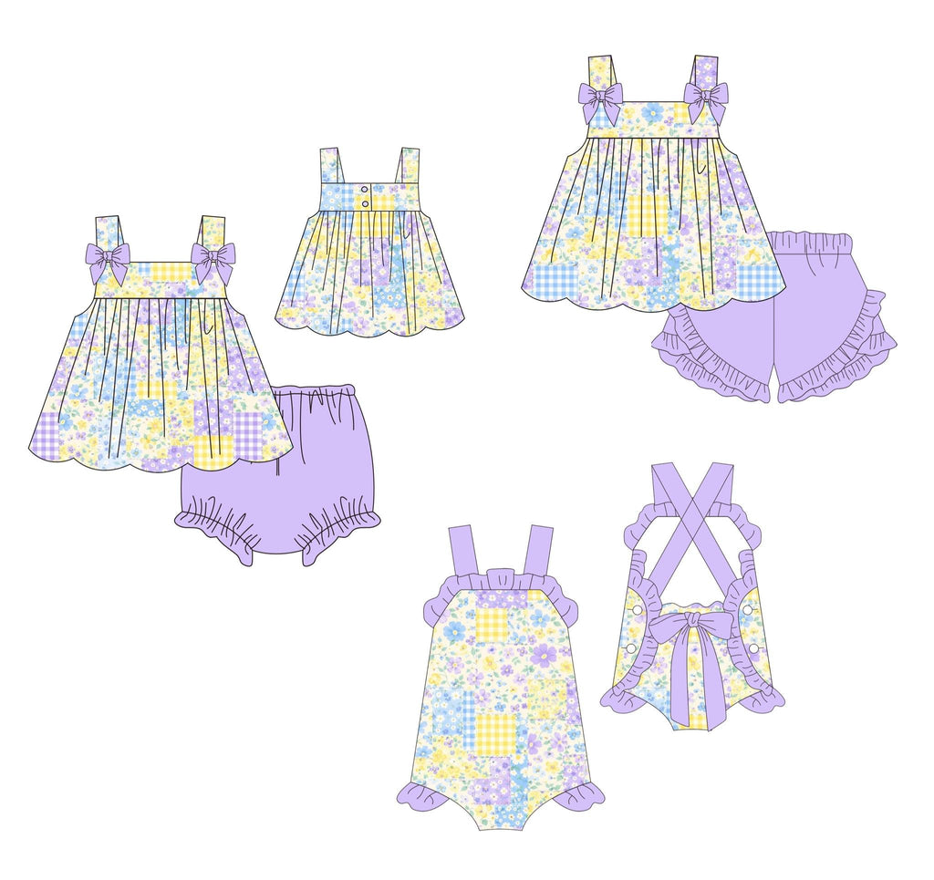 Purple and Yellow Patchwork Collection - ETA early August