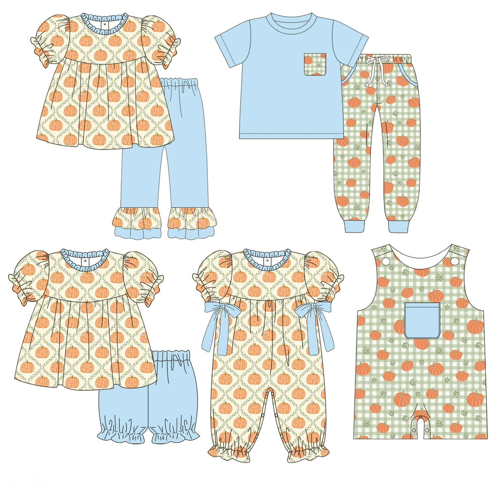 Baby Blue and Pumpkins Collection - ETA early August