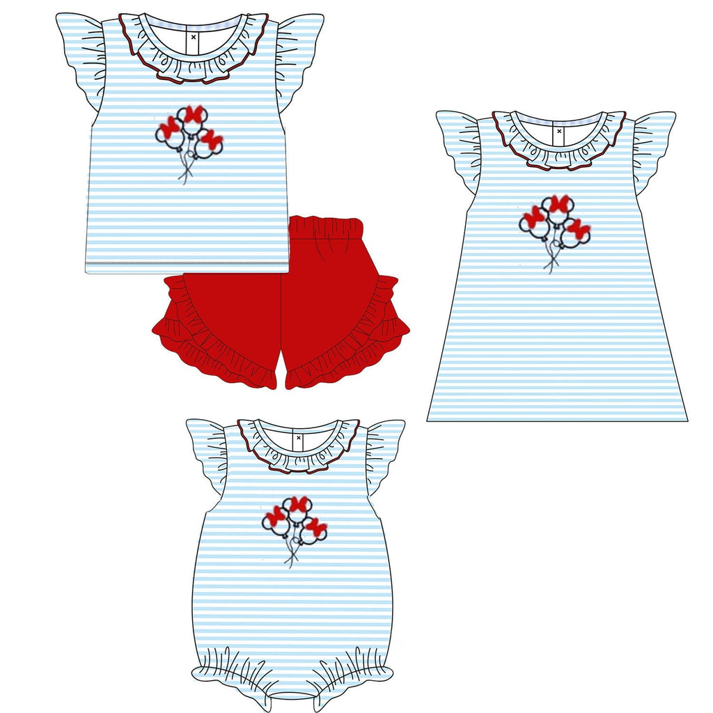 Minnie Balloons Embroidered Collection - ETA early August