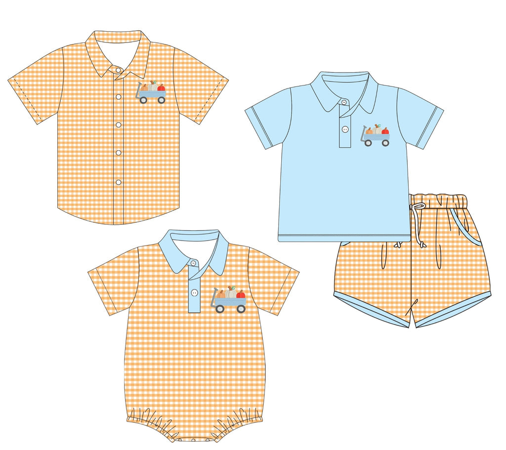 Pumpkin Wagon Embroidered Collection - ETA early August