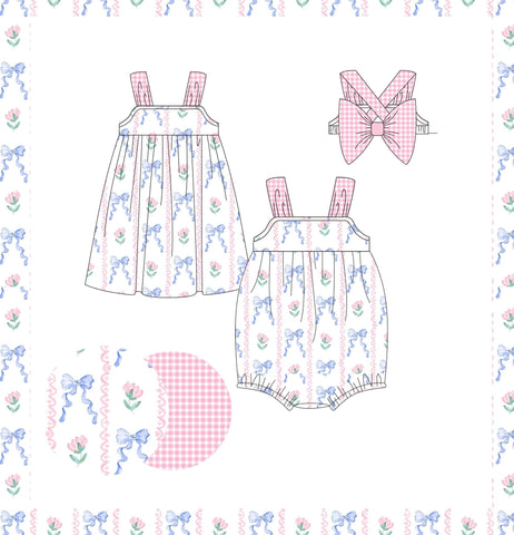 Flowers, Bows and Pink Gingham Collection - ETA early January