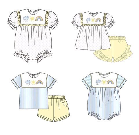 Rainbow Embroidered Collection - ETA early August