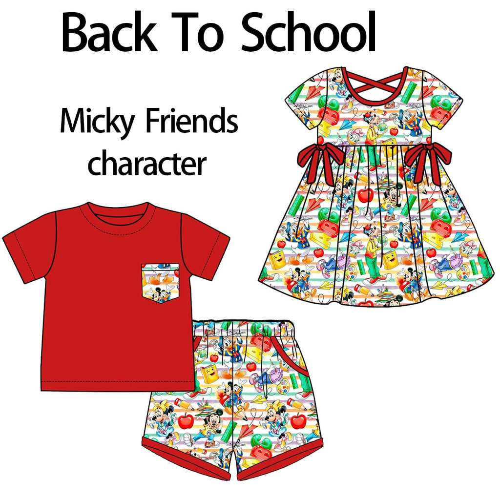 Character Stripes Back to School Collection - ETA late June