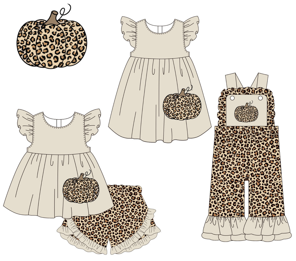 Leopard Pumpkin Appliqué Collection - ETA early August