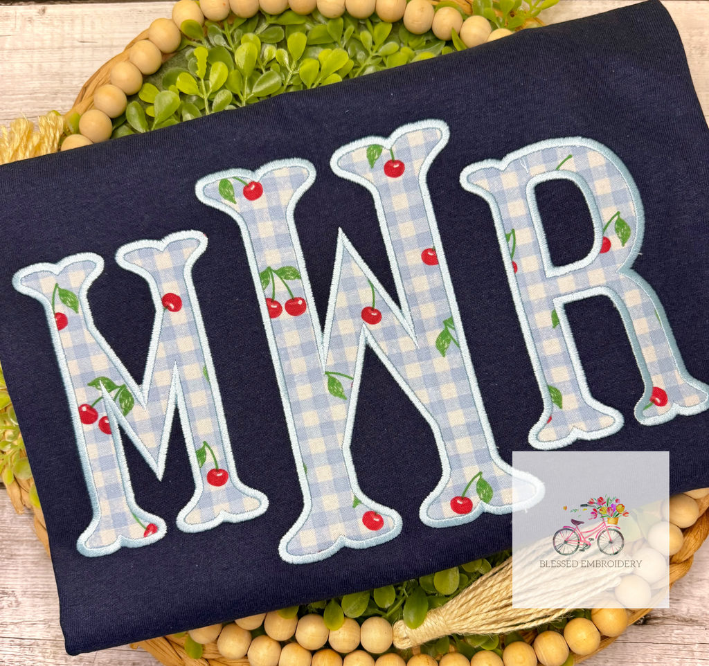 Monogrammed Cherry Shirt