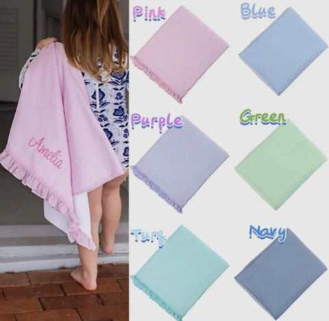 Seersucker Beach Towel