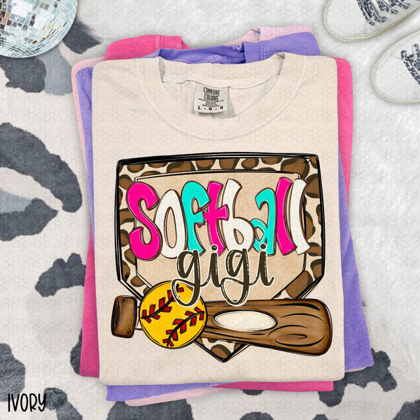Leopard Softball Tee