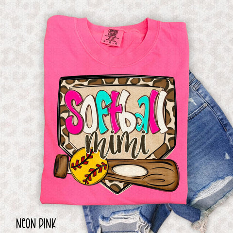 Leopard Softball Tee