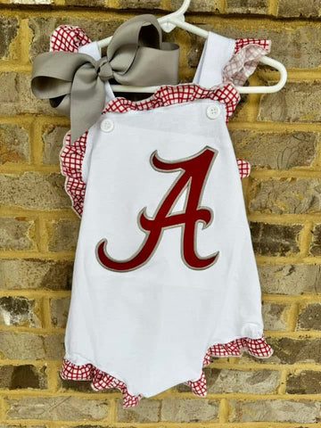 Girls Football Sunsuit/Bubble