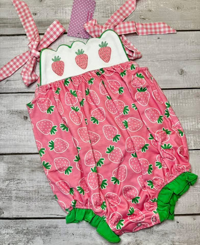 Girls Strawberry Bubble