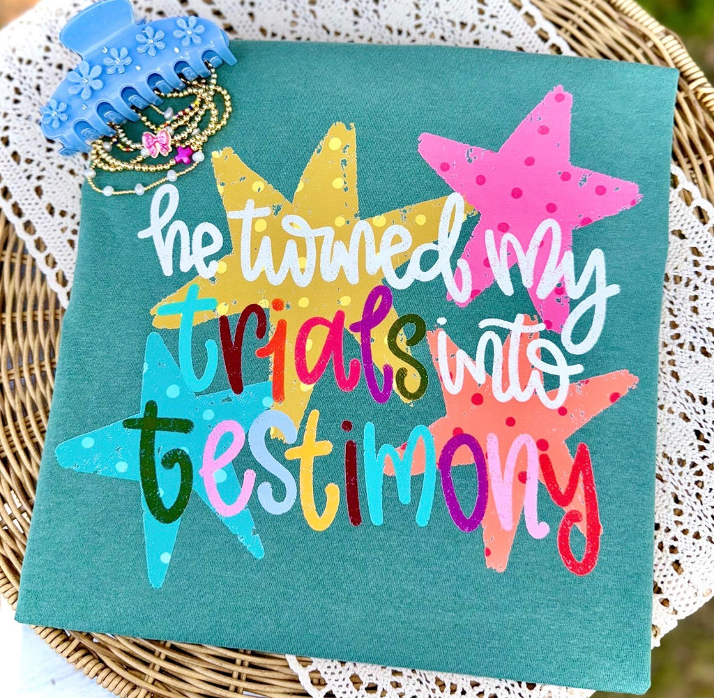 He Turned My Trials Into Testimony T-shirt