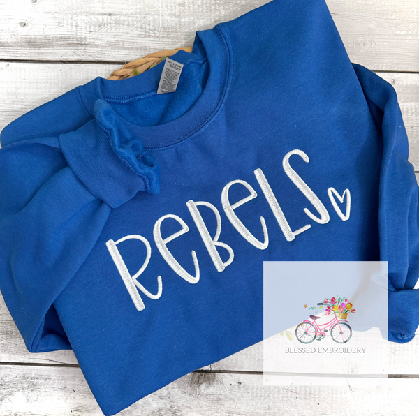 Team Mascot Name Sweatshirt