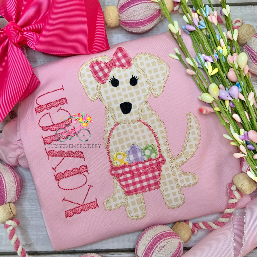 Girls Easter Shirt, Girls Personalized Easter Shirt