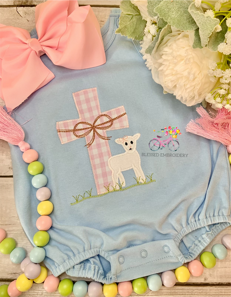 Worthy Is The Lamb Girls Bubble, Girls Easter Outfit