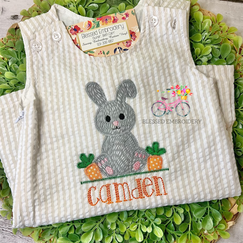Boys Monogrammed Easter Jon Jon