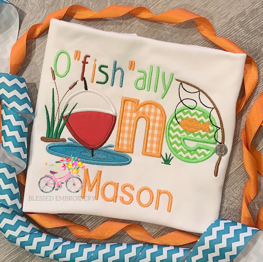 O Fishally One Birthday Shirt