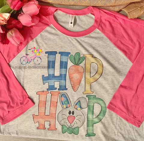 Hip Hop Sublimated Easter Raglan