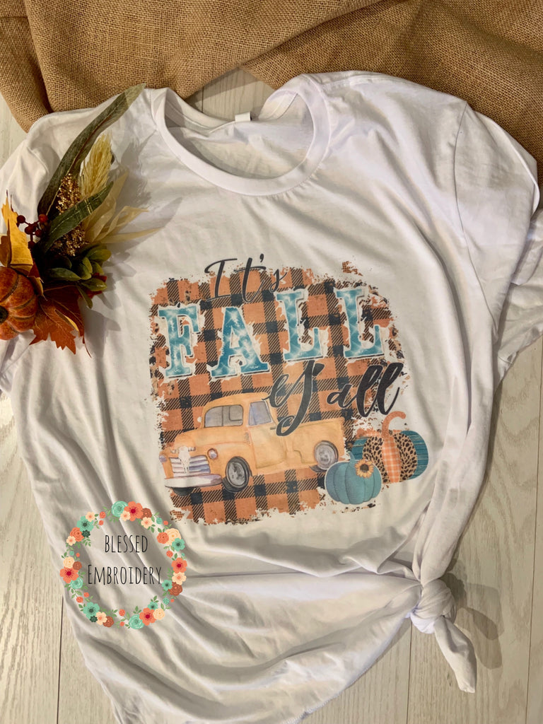 It’s fall y’all tee, it’s fall y’all t-shirt, it’s fall y’all sublimated shirt