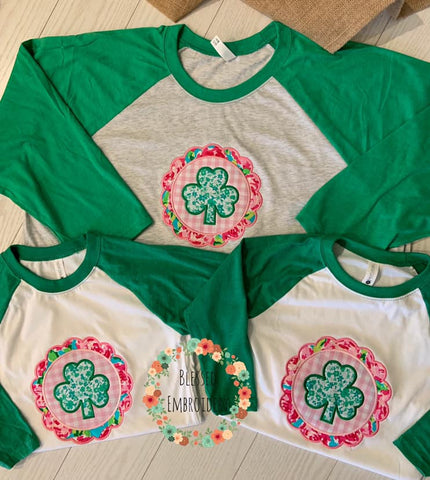 St. Patrick's Day Shirt, St Patricks Day shirt, st patricks day monogrammed shirt, Kids st patricks day shirt